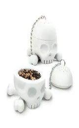 Silicone TBones Tea Infusers Bones Skull Loose Leaf Leaves Tea Strainer Infuser 20220531 E34195326