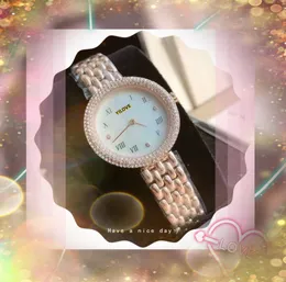 작은 두 핀 다이얼 쿼츠 배터리 시계 여성 스테인레스 스틸 벨트 팔찌 울트라 얇은 인기있는 디그티탈 번호 전체 다이아몬드 링 브레이슬릿 시계 Montre de Luxe