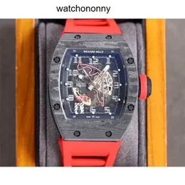 Projektant Ri Mlies Luksusowe zegarki zegarki dla męskiego Mechanicznego zegarek RM010 W pełni automatyczny ruch szafirowy lustro guma opaska szwajcarska marka Tr9r