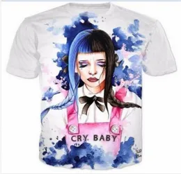 En yeni tasarım kadınmenler melanie Martinez Crybaby komik kısa kollu 3d baskı tişört yaz tarzı gündelik tshirt 4781747