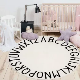 5.25 'Grote ronde tapijt Kinderen Tapijt ABC NULEES BABY Baby Slaapkamer Speelkamer Playmat