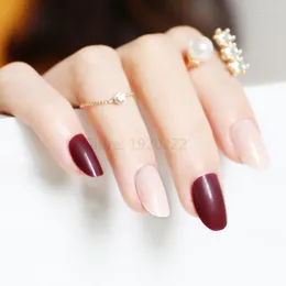 False unhas 48pcs adoráveis ​​doces de moda ova