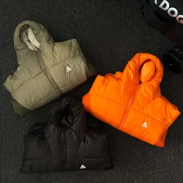 ACG Winter Down Jacket Mens 재킷 공동 브랜드 디자인 자수 후드 복구 재킷 캐주얼 따뜻한 코트