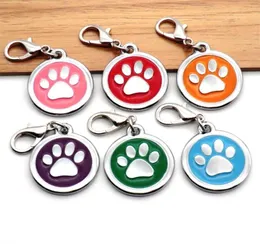 Paw Dog Tag Personalized Id S Pet S for Cats and Dogs Collar Accessories刻まれたテルセックス名LJ2011117700601