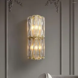 Wall Lamps Design Glass Lights Gold Applique Murale AC110V 220V LED Sconce For Living Room And Bedroom