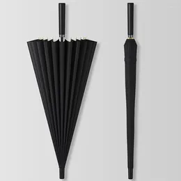 Umbrellas Black Luxury Umbrella Vintage Lightweight Holder Windproof Strong Large Size Paraguas De Lluvia Outdoor Furniture