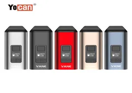 2021 Original Yocan Vane Kit Main Dry Herb Vaporizer OLED Display Ceramic Chamber 1100mah Pen 5 Colors DHL 6639060
