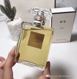 Luxury N5 Perfume for Woman 100ml EDP Spray Fashion Yellow Version C Brand Perfumes for Women Longer Lasting Sexy Fragrance Parfum1941624