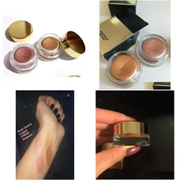 Evidenziatori abbronzanti Stock Ombretto in crema con marchio Compleanno Editon Rose Gold Copper Shimmery Pigmentato Ombretto singolo Trucco E-Pac Dh6Qy