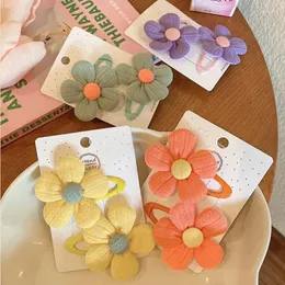 Acessórios de cabelo flor hairpin multi cenário uso suave franja clipe estilo tecido de alta qualidade bb não machucar bonito bebê moda