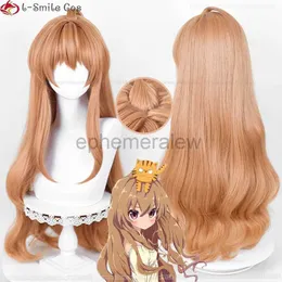 アニメの衣装アニメTigerdragon aisaka taiga cosplay wig 85cm Orange Tiger Dragon Toradora！かつら耐熱性合成パーティーウィッグ +ウィッグキャップZLN231128