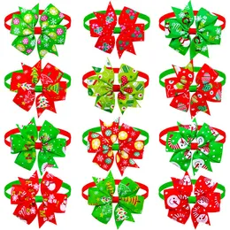 Accessoires 50/100pcs Hunde Weihnachtsknobe Weihnachtstierhilfe Hundezubehör kleine Hunde Katze Biege Kernlagen Feiertagsprodukte