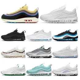 2024 Top Women Mens Max 97 Running Shoes Triple White Black Silver Burple Bullet Premium Bold Pull Tabs Tropical Twist Outdoor Sports Runners Sneakers