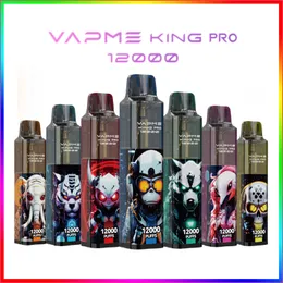 Vapme King Pro 12000バッテリー850MAHコバルトタイプ-Cポート容量20mlベイプジュースコイル1.0オームメッシュコイルCRAZVAPES BANG