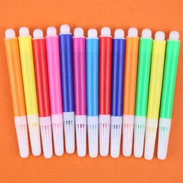 12pcsWatercolor s 12 Farben Zeichenset für Kinder Aquarellstift Marker Künstler Kinder waschbar Mini Bulk Test 12 Farben kleiner Pinsel P230427