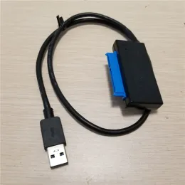 USB3.0 USB 3.0 إلى 2.5 "SATA Notebook محمول محرك الأقراص الثابتة محرك الأقراص HDD SSD داخلي إلى كابل محول المحول الخارجي