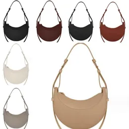 Luxurys Tonca Texturizado Duo Baguette Bolsa De Ombro Camel Numero Un Nano Ma Le Cyme Tote Mulheres Cross Body Bags Lady Bolsa De Couro Bolsa De Luxo Meia Lua