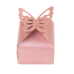 ギフトラップ50 PCS Cajitas de Para Wedding Treat Treat Box Paper Candy Favor Baby
