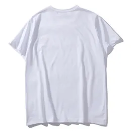 w7 Designer TEE Mens T-Shirts Com Des Garcons PLAY Black Heart Short Sleeve T-shirt Grey Womens Tee XL