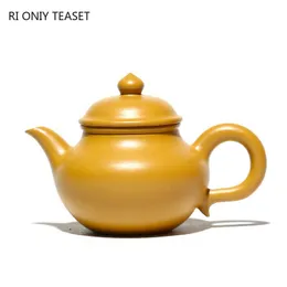 Teaware 90ml Retro Yixing Purple Clay Teapot Raw Ore Section Mud Handmade Tea Pot Home Filter Beauty Kettle Chinese Zisha Tea Sets