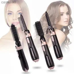 Hair Curlers Straighteners 4 In 1 Multifunction Hot Air Brush Negative Ion Electric Straight-roll Hair Dryer Styler Hair Straightener Curler CombL231128