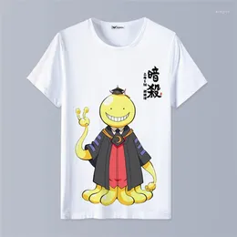 メンズTシャツアニメTシャツ暗殺教室服ユニセックスアダルトチャイルドカジュアルファッションシャツ短袖Tシャツコスプレ。