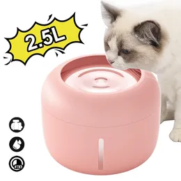 Dostawy 2,5 l Cat Water Fountain Piver dla kotów Kotek Picie miski Automatyczne karmienie psa psa