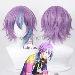 Anime Costumes Anime Project SEKAI COLORFUL STAGE! Kamishiro Rui Cosplay Wig Unisex Mixed Color Wigs Heat Resistant Synthetic Hair zln231128