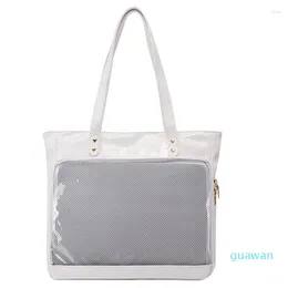 Designer- Borse da sera Borsa carina Borsa estiva per ragazza Borsa alla moda Tote Commuter One spalla PU trasparente