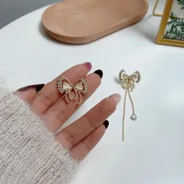 Dangle Earrings Two Wears In One Style Opal Butterfly Tassel Elegant Temperamental Mosaic Semi-precious Stones Woman Bijoux