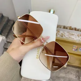 Sunglasses Square Women 2023 Luxury Fashion Glasses Hollow Out Vintage Shades Lunette De Soleil Femme Gafas Sol Mujer Okulary