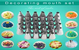 35pcsset Cake Decoration Stainless Steel Good Quality Glaze Pipes Nozzles Pastry Tips Set Cake Baking Tools Accessoriesa428423743