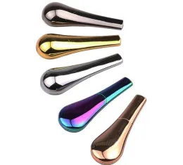 Spoon glass pipe Journey mini Metal Smoking Pipe Bubblers pipes With Magnet Magnetic Portable dry herb tobacco pipe 3.8 inches 12 LL