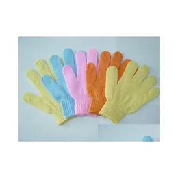 Waschlappen, Waschhandschuhe, Peeling-Handschuhe, Haut, Körper, Bad, Dusche, Luffa, Nylon-Fäustlinge, Peeling, Mas, Spa, Finger, Tropfenlieferung, Baby, Kinder, M, Otvhi