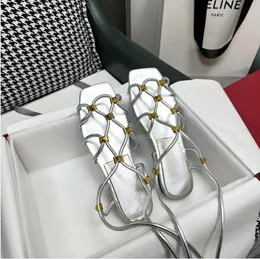 Neueste Luxusdesigner VT Brand Schuhe Hochwertige Roman Sandalen Damenschuhe Reparaturschuhe importierten echten Lederschuhe Fabrikschuhe Damenschuhe Schuhe Schuhe