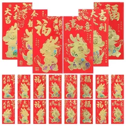 Garden Decorations Red Envelopes Money Packet Chinese Year Paper Style Writing Letter Luck Traditional Pocket Wallet