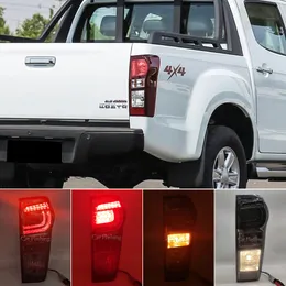 För Isuzu D-Max DMAX 2012 2013 2014 2015 2016 2017 2018 2019 Bil LED Baksignalbromslampor Baklampa Bakre LED-bakljus