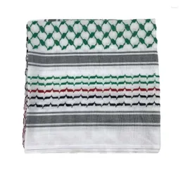 الأوشحة الهندسية Jacquard Shemagh Scarf Keffiyeh Neckerchief Wrap Kerchief للرجال