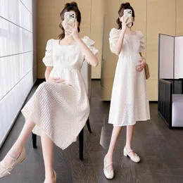 Горничные платья 2317# летнее корейское модное бермертельное платье миди -миди -миди -миди -миди