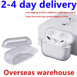 For Airpods pro2 air pods 3 Earphones airpod Bluetooth Headphone Accessories Solid Silicone Cute Protective Cover Apple Wireless Charging Box Shockproof 2nd Case