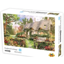 3D Puzzles Mini 1000 Puzzle Games Dorosły UK Cabin Trudne zwierzęta Słynne malarstwo papierowe zagadki Fidget Toy Wholesale 230427