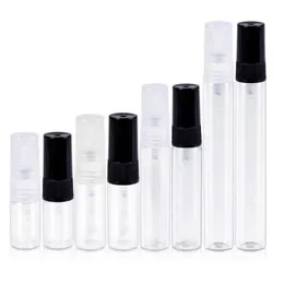 2ml 3ml 5ml 10ml vidro névoa spray garrafa recarregável frascos de perfume vazio amostra frasco portátil viagem recipiente cosmético ekbtm