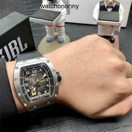 디자이너 Ri Mlies 럭셔리 시계 레저 남성 비즈니스 메커니즘 시계 Wristwatch RM030 자동 기계적 미세 스틸 테이프 트렌드 남성 IBDU