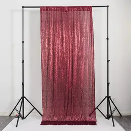 Andra evenemangsfestleveranser Glitter Sequin Curtain Party Backdrops Wedding Po Christmas Sequin Curtain Panels Party Studio Shooting Festive Event Decor 231127