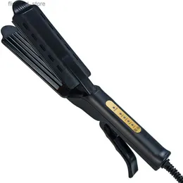 Curling Irons Professional Corrugated Curling Iron Ceramic Hair Curler Electric Crimper Curling Hair Tools Corrugation Hair Waver Iron Styler Q231128