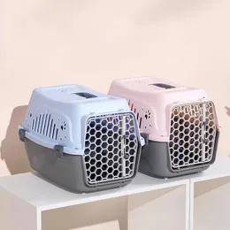 Träger Cat Airline Carrier Atmungsaktive Haustier-Hunde-Outdoor-Box Von der Fluggesellschaft zugelassene Katzentasche Tragetasche Hundetragetaschen für kleine Hunde