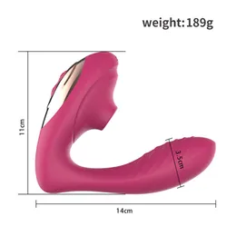 Vibratorer vagina sugande vibrator 10 hastigheter vibrerande sucker oralsex sug klitoris stimulator erotisk leksak för kvinnor vuxna 2023 1120