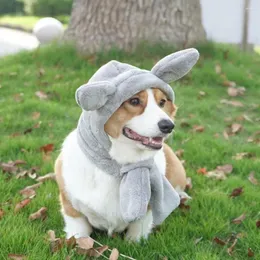 犬のアパレルソフトペット帽子居心地の良い冬の愛らしい3次元耳究極の快適な暖かさのためのスタイリッシュな猫ヘッドギア