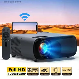 Projectors YERSIDA A70 Projector Full HD Smart Cinema Android System LED 1920*1080P 300inch 5G WIFI 900 Ansi Support 4K Keystone Correction Q231128