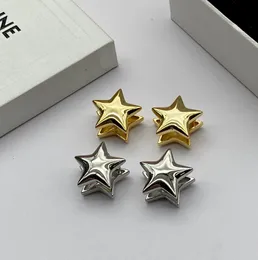 Simple Fashion Star Stud Earring Luxury Designer Jewelry Gold Silver Studs Earings For Women Earings Letter Charm Jewelry Christmas Gift